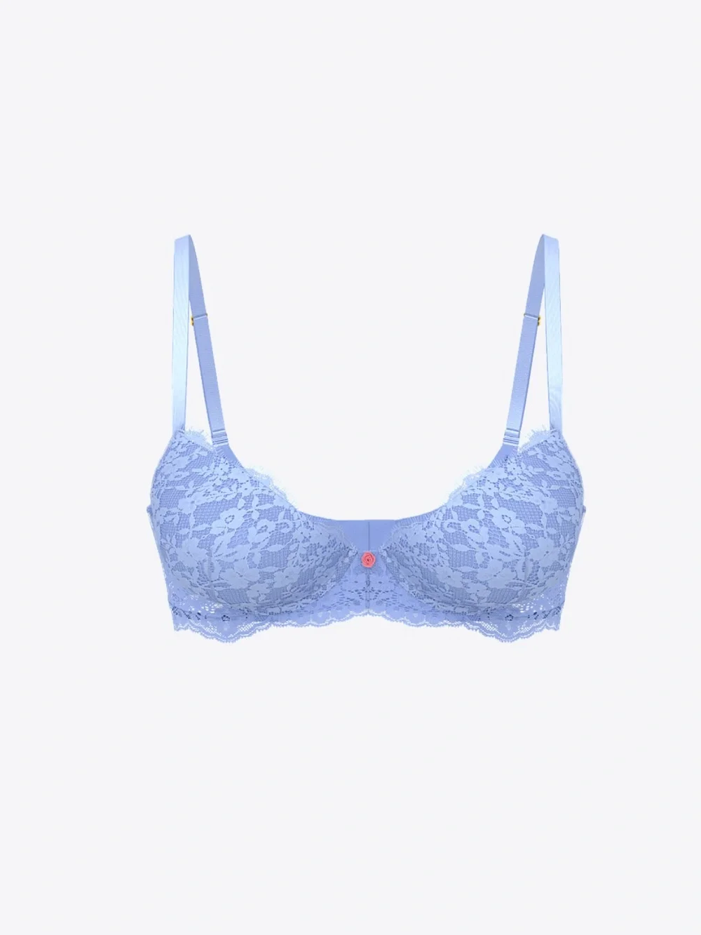 Victoria's Secret Lace Lightly Lined Classic Coverage Demi Bra